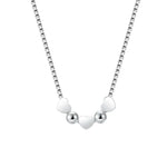 Load image into Gallery viewer, 45cm 925 Sterling Silver charms romantic heart Pendant Necklace for woman fine party wedding fashion Jewelry Christmas Gifts