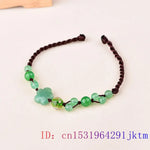 Load image into Gallery viewer, Jade Flower Anklets for Women Jewelry Gifts Green Talismans Gemstone Gemstones Men Luxury Designer Gift Natural Fashion Real