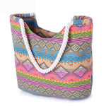 Load image into Gallery viewer, Casual Summer Beach Women Bag, Hot Sale High Quality Canvas Handbags, Fashion Shoulder Lunch Bag