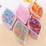 Load image into Gallery viewer, 500Pcs/lot Girls Colourful Disposable Rubber Band Hair Ties Headband Children Ponytail Holder Bands Kids Hair Accessories