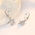 Load image into Gallery viewer, Fanqieliu 925 Silver Needle Woman's High Quality Crystal Jewelry Trendy Zircon Star Drop Earrings New FQL23570