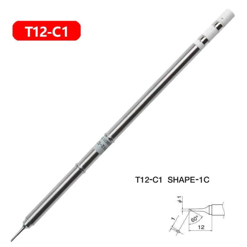 1pc T12 Soldering Iron tips Replacement Various models of Tip Electric Soldering Iron Tip T12- D4  D52 J02 JS02 BC3 CF4 KF KL