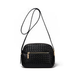 Load image into Gallery viewer, Genuine leather woven single shoulder crossbody bag, fashionable and versatile cowhide women's bag
