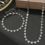 Load image into Gallery viewer, Stainless Steel Jewelry Set Novelty Twisted Heart Light Luxury High-end Sense Jewelry Set For Women Jewelry Anniversary 2024
