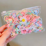 Load image into Gallery viewer, 10/20Pcs/Set New Cute Cartoon Headbands Girls Elastic Hair Bands Hair Accessories for Kids Scrunchies Headwear Ornaments Gift