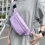 Load image into Gallery viewer, Street Style Waist Bag Hip Pack Woman Nylon Fanny Pack Fashion Shoulder Crossbody Chest Bags Unisex Hip Hop Belt Bag Waist Packs