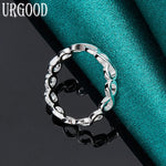Load image into Gallery viewer, 925 Sterling Silver Hollow Number 8 Ring For Women Man Party Engagement Wedding Romantic Fashion Jewelry Gift