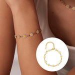 Load image into Gallery viewer, HONGTONGDaisy Colorful Accessories For Women Bohemian Charm Gold Plated Chain Stainless Steel Jewelry Cute Girl Fashion Gift