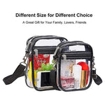 Load image into Gallery viewer, Large Clear Messenger Bag: Adjustable Shoulder Strap Sports Shoulder Bag For Work, Business, & Traveling