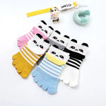 Load image into Gallery viewer, Toddler Baby Kids Girls Boys Cartoon Socks Babies Child Animal Five Fingers Sock Hosiery Mesh Breathable Toe Socks Accessories