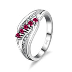 Load image into Gallery viewer, Fast Shipping Genuine 925 Sterling Silver Promising Rings For Women Girls Super Nice Women Fashion Jewelry Bright Crystal Rings