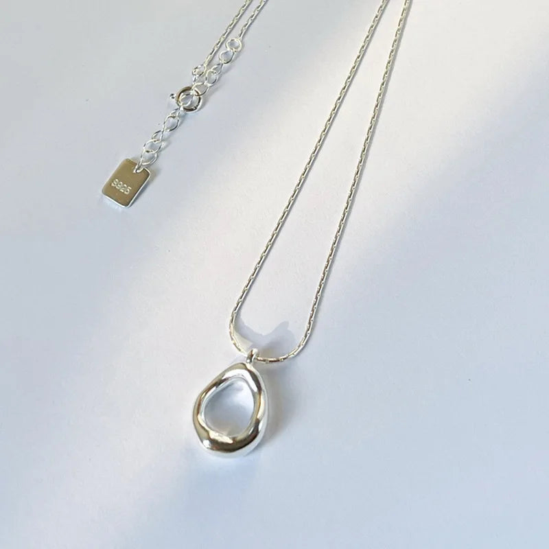 XIYANIKE Irregular Hollow Water Droplets Necklace For Women Girl Clavicle Choker Fashion Jewelry Friend Gift Party collier femme