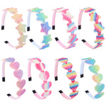 Load image into Gallery viewer, New Fashion Girls Glitter Hair Bands Cute Colors Hair Hoop Hairbands Lovely Bow Stars Headbands for Kids Gifts Hair Accessories