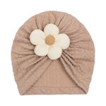 Load image into Gallery viewer, 1PCS Antumn Winter Warm Flower Baby Girls Hat Newborn Beanie Kids Toddler Infant Turban Caps Hair Accessories Gifts