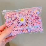 Load image into Gallery viewer, 10/20Pcs/Set New Cute Cartoon Headbands Girls Elastic Hair Bands Hair Accessories for Kids Scrunchies Headwear Ornaments Gift