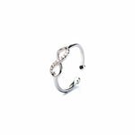 Load image into Gallery viewer, 2024 New Design Silver Plated Zircon Cross Finger Ring For Women Girls Birthday Jewlery Gifts e007