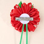 Load image into Gallery viewer, ncmama 2Pcs Ribbon Flower Hair Clips Back To School Hair Accessories Cute Teens Girls Tassel Pendant Hairpin Kids Headwear Gifts