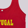 Y2k New Red Punk Sexy Tank Top Retro Aesthetic PORTUGAL Print Soccer Sleeveless Crop Tops Summer Slim Woman Clothing T-shirts