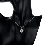 Load image into Gallery viewer, Hot charm 925 sterling Silver necklace earrings Jewelry set for women heart Hollow Fashion Party Christmas Gifts high quality