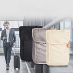 Load image into Gallery viewer, Rfid-Blocking Travel Pouch Neck Wallet Waterproof Family Passport Holder Organizer Multi-Pockets Passport Document Credit Case