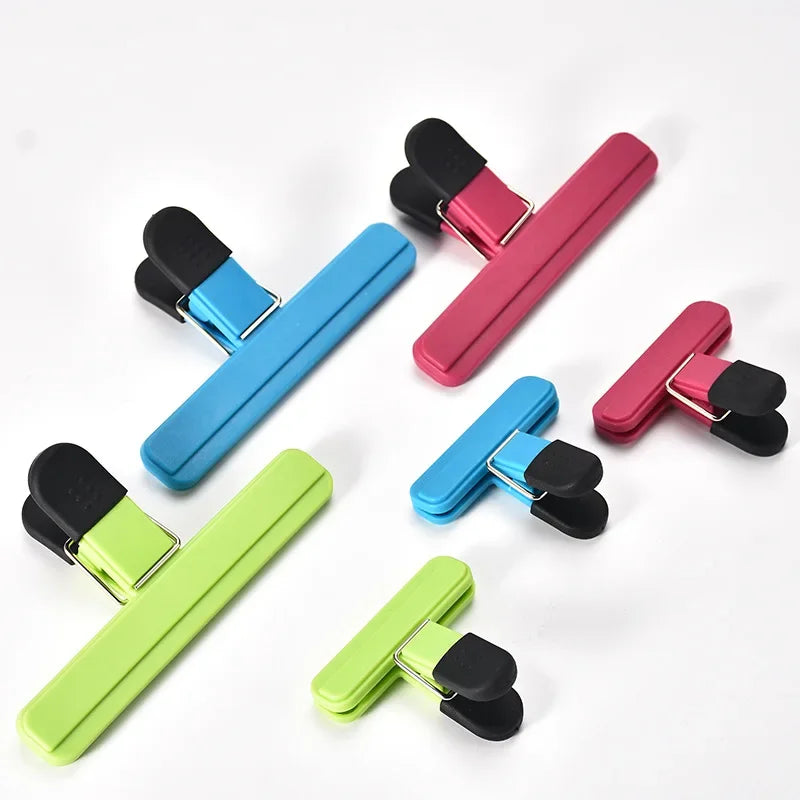 1pc Plastic Food Sealing Bag Clip Fresh Moisture-proof Snack Potato Chips Postcard Sealing Clip Household Kitchen Gadgets Items