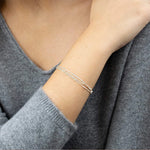 Load image into Gallery viewer, eManco Simple Women's Ball Chain Bracelet Jewelry Layered Fine Bead Chain Bracelet Ladies Stainless Steel Chain