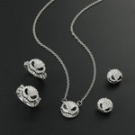 Load image into Gallery viewer, Disney the Nightmare Before Christmas Jewelry Jack Skellington Chunky Necklace for Women Halloween Goodie Gift