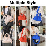Load image into Gallery viewer, Soft Dacron Crossbody Bag Korean Fashion Fabric Shoulder Bag Mini Tote Purses for Women Underarm Bags Handbags and Purses