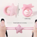 Load image into Gallery viewer, 20pcs Kids Elastic Hair Bands Girls Plush Ball Rubber Band For Children Sweets Scrunchie Hair Ties Clip Baby Hair Accessories