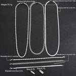 Load image into Gallery viewer, 2024 New Simple Stainless Steel Silver Color Jewelry Sets for Men Unisex Punk Vintage Smooth Ring Necklace Bracelet Set Gifts