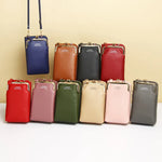Load image into Gallery viewer, New Clip Designer Phone Pocket Shoulder Bag for Women Soft Pu Leather Female Small Crossbody Bags Ladies Messenger Purse Handbag