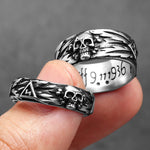 Load image into Gallery viewer, Domineering Skull Devil Men Rings Stainless Steel Women Jewelry Retro Punk New In Rock Gothic Fashion Accessories Gift Wholesale