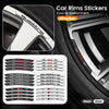 Aluminum Car Wheel Hub Badge Tire Rim Stickers Decoration Accessories For Audi Quattro A1 A3 A4 A5 A6 A7 Q3 Q5 Q7 RS3 RS S3 S4
