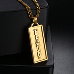 Load image into Gallery viewer, Custome Name Punk Necklace Cricle Pendant Cuban Chain Stainless Steel Jewelry for Woman Man Personalized Jewelry Christmas Gift