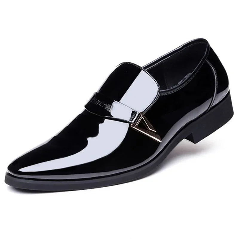 White Leather Dress Shoes Men's Spring Autumn Breathable 2024 New Formal Business Derby Shoes Man Casual English Shoes for Men