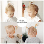Load image into Gallery viewer, 100pcs Children Elastic Hair Bands Girls Rubber Band For Kids Sweets Scrunchie Hair Ties Clips Headband Baby Hair Accessories
