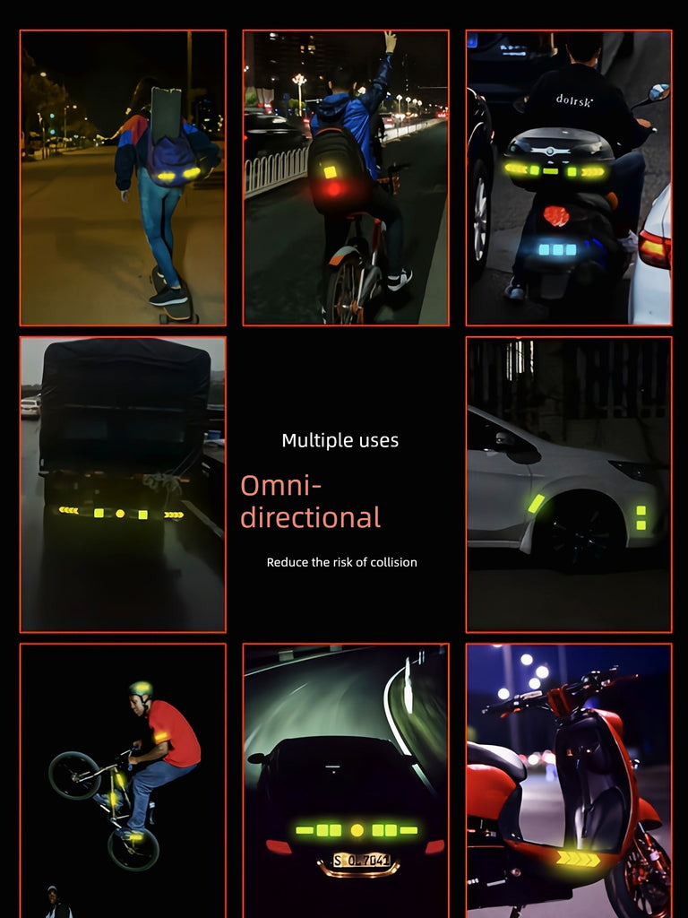 Night Decoration Tail Box Bicycle Stickers