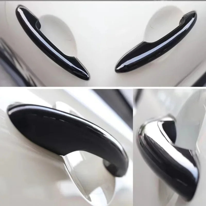 2PCS In Set Gloss Black Door Handle Cover Sticker Trim For MINI Cooper S JCW F56 F57 Car-Styling Exterior Parts Accessories