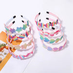 Load image into Gallery viewer, New Fashion Girls Glitter Hair Bands Cute Colors Hair Hoop Hairbands Lovely Bow Stars Headbands for Kids Gifts Hair Accessories