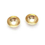 Load image into Gallery viewer, 20PCS 18K Gold Color Brass Curved Surface Round Charms High Quality Diy Jewelry Making Necklace Earrings Accessories for Women