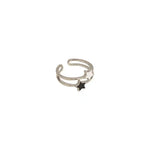 Load image into Gallery viewer, Kpop Vintage Y2k Gothic Double Layer Star Open Rings For Women Girls Aesthetic Fashion Trend Jewelry Grunge EMO 90s Accessories