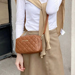 Load image into Gallery viewer, Ladies Cross Body Messenger Bag Women Shoulder over Bags Detachable Handbags Embroidered Small Square Bag