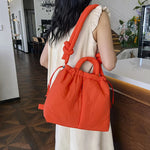 Load image into Gallery viewer, Fashion Casual Large Capacity Puffer Tote Bag Designer Padded Nylon Women Shoulder Bags Handbags Knotted Strap Crossbody Bags