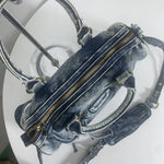 Load image into Gallery viewer, City Tote Bags for Women Luxury Designer Denim Canvas Biker Bags 2024 Fashion Trends Shoulder Crossbody Tote Bags and Purses