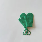 Load image into Gallery viewer, Wool Baby Winter Gloves Candy Color Halter Kids Mittens for Children Girls Boys Accessories Warm Knitted Kids Gloves 1-4Y