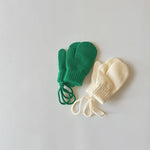 Load image into Gallery viewer, Wool Baby Winter Gloves Candy Color Halter Kids Mittens for Children Girls Boys Accessories Warm Knitted Kids Gloves 1-4Y