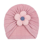 Load image into Gallery viewer, 1PCS Antumn Winter Warm Flower Baby Girls Hat Newborn Beanie Kids Toddler Infant Turban Caps Hair Accessories Gifts