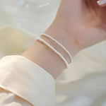 Load image into Gallery viewer, Simple Retro Imitation Pearls Bracelet For Women Stretch Acrylic Bead Men Bracelet Fashion Party Jewelry Pearl Wristband Gift
