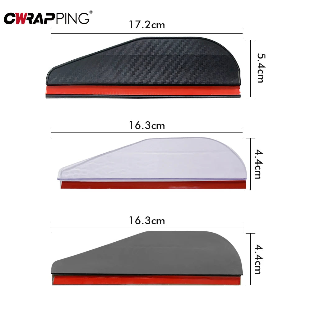 2PCS Car Rearview Mirror Rain Eyebrow Carbon Fiber Sun Visor Shade Cover Protector Clear Vision for Rain Car Mirror Accessories