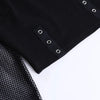 Women's Summer and Autumn And Winter New Dark Punk Style Hot Girl Sexy Slim  long-Sleeved Top Mesh splicing T-Shirt CF23422AH